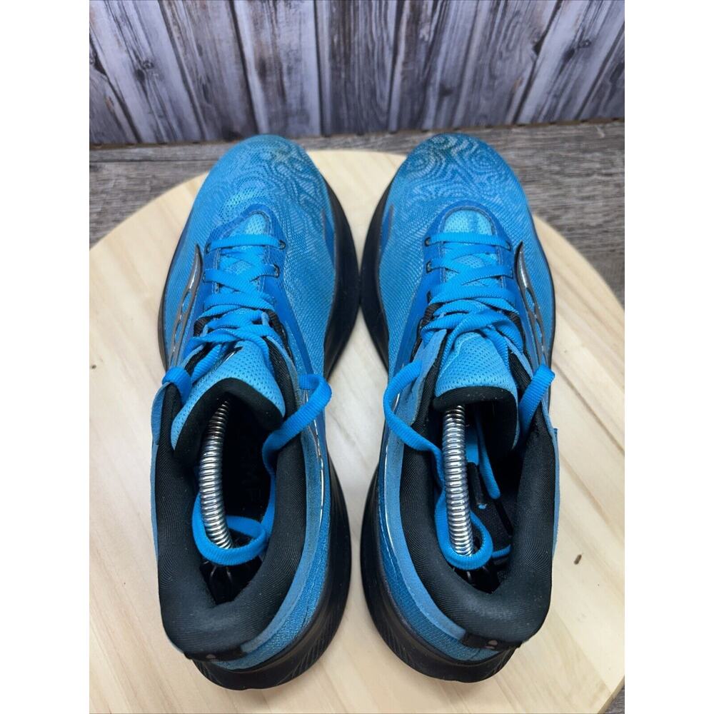 Saucony Blue and Black Running Shoes - Picture 5 of 9